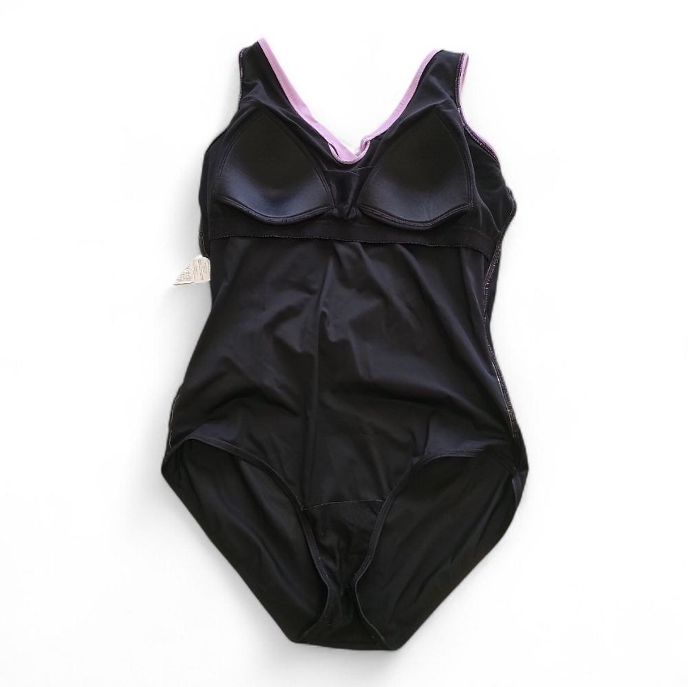 SPORTI MARINA CRISS CROSS TUMMY CONTROL ONE PIECE SWIMSUIT - Picture 7 of 11